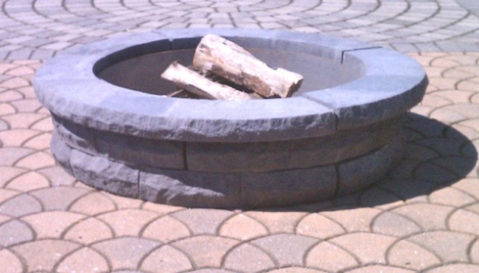 Concrete Fire Pits Square Or Round Campfire Ring