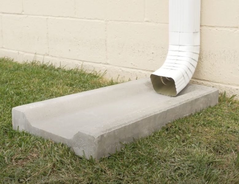 Concrete Pole Barn Footers Nitterhouse Masonry Products   2ft Concrete Splash Block Product 778x600 